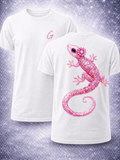 Pink Eleganz T-Shirt – White Edition